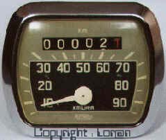 speedometer with only 2 km