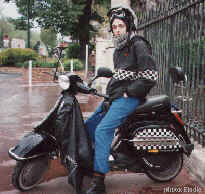 Me on my Vespa