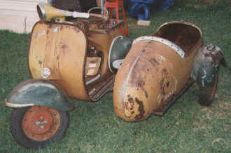 GL 125 avec side-car